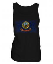 Idaho State Distressed Flag Ladies Vest