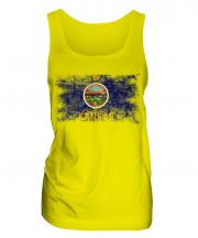 Kansas State Distressed Flag Ladies Vest