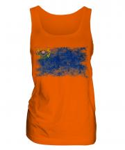 Nevada State Distressed Flag Ladies Vest