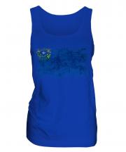 Nevada State Distressed Flag Ladies Vest