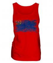 Nevada State Distressed Flag Ladies Vest