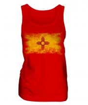 New Mexico State Distressed Flag Ladies Vest