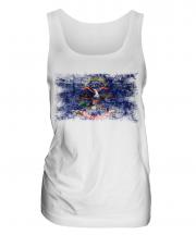 North Dakota State Distressed Flag Ladies Vest