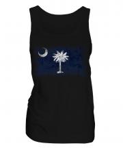 South Carolina State Distressed Flag Ladies Vest