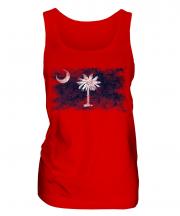 South Carolina State Distressed Flag Ladies Vest