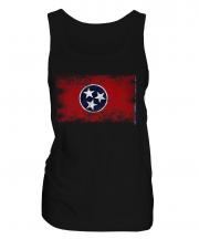 Tennessee State Distressed Flag Ladies Vest