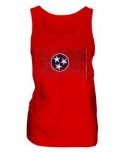 Tennessee State Distressed Flag Ladies Vest