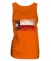 Texas State Distressed Flag Ladies Vest
