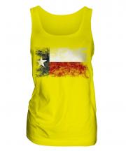 Texas State Distressed Flag Ladies Vest
