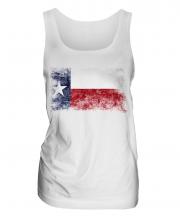 Texas State Distressed Flag Ladies Vest