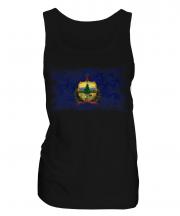 Vermont State Distressed Flag Ladies Vest