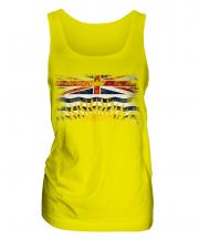 British Columbia Distressed Flag Ladies Vest