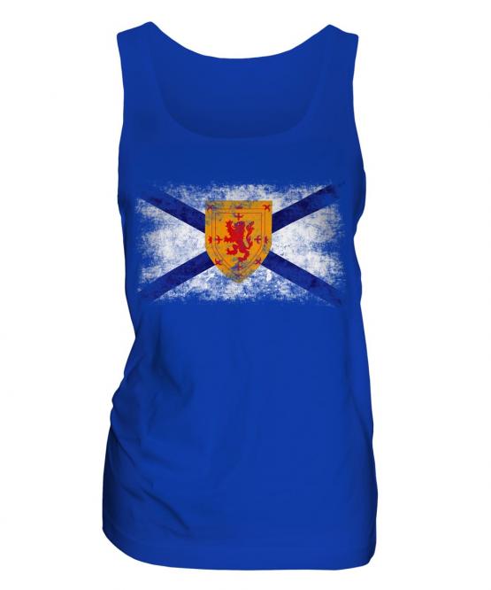 Nova Scotia Distressed Flag Ladies Vest