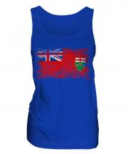 Ontario Distressed Flag Ladies Vest