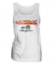 Prince Edward Island Distressed Flag Ladies Vest