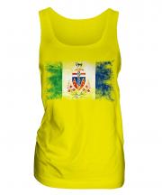 Yukon Distressed Flag Ladies Vest