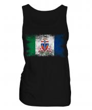 Yukon Distressed Flag Ladies Vest