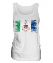 Yukon Distressed Flag Ladies Vest