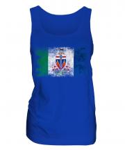 Yukon Distressed Flag Ladies Vest