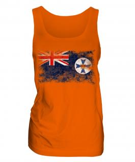 Queensland Distressed Flag Ladies Vest