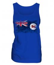 Tasmania Distressed Flag Ladies Vest