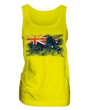 Victoria Distressed Flag Ladies Vest