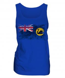 Western Australia Distressed Flag Ladies Vest