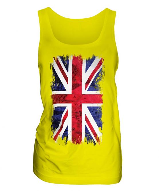 Union Jack Grunge Flag Ladies Vest