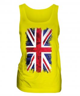 Union Jack Grunge Flag Ladies Vest