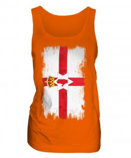 Northern Ireland Grunge Flag Ladies Vest