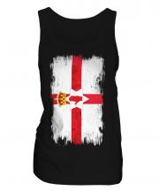 Northern Ireland Grunge Flag Ladies Vest