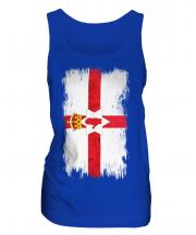 Northern Ireland Grunge Flag Ladies Vest