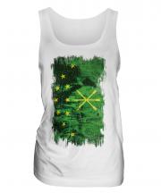 Adygea Grunge Flag Ladies Vest