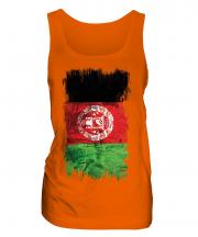 Afghanistan Grunge Flag Ladies Vest