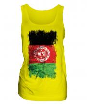 Afghanistan Grunge Flag Ladies Vest