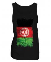 Afghanistan Grunge Flag Ladies Vest
