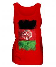 Afghanistan Grunge Flag Ladies Vest