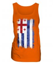 Ajaria Grunge Flag Ladies Vest