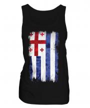 Ajaria Grunge Flag Ladies Vest