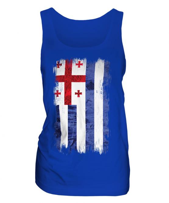 Ajaria Grunge Flag Ladies Vest