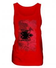 Albania Grunge Flag Ladies Vest