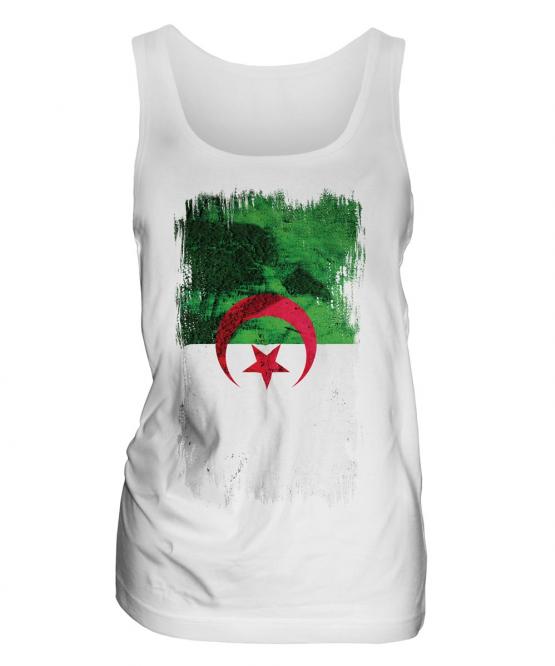 Algeria Grunge Flag Ladies Vest