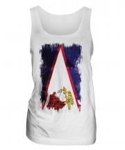 American Samoa Grunge Flag Ladies Vest
