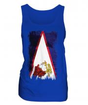 American Samoa Grunge Flag Ladies Vest