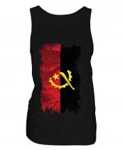 Angola Grunge Flag Ladies Vest