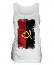 Angola Grunge Flag Ladies Vest