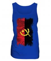 Angola Grunge Flag Ladies Vest