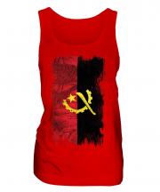 Angola Grunge Flag Ladies Vest