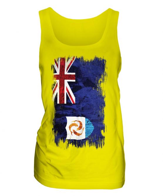 Anguilla Grunge Flag Ladies Vest