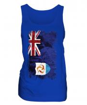 Anguilla Grunge Flag Ladies Vest